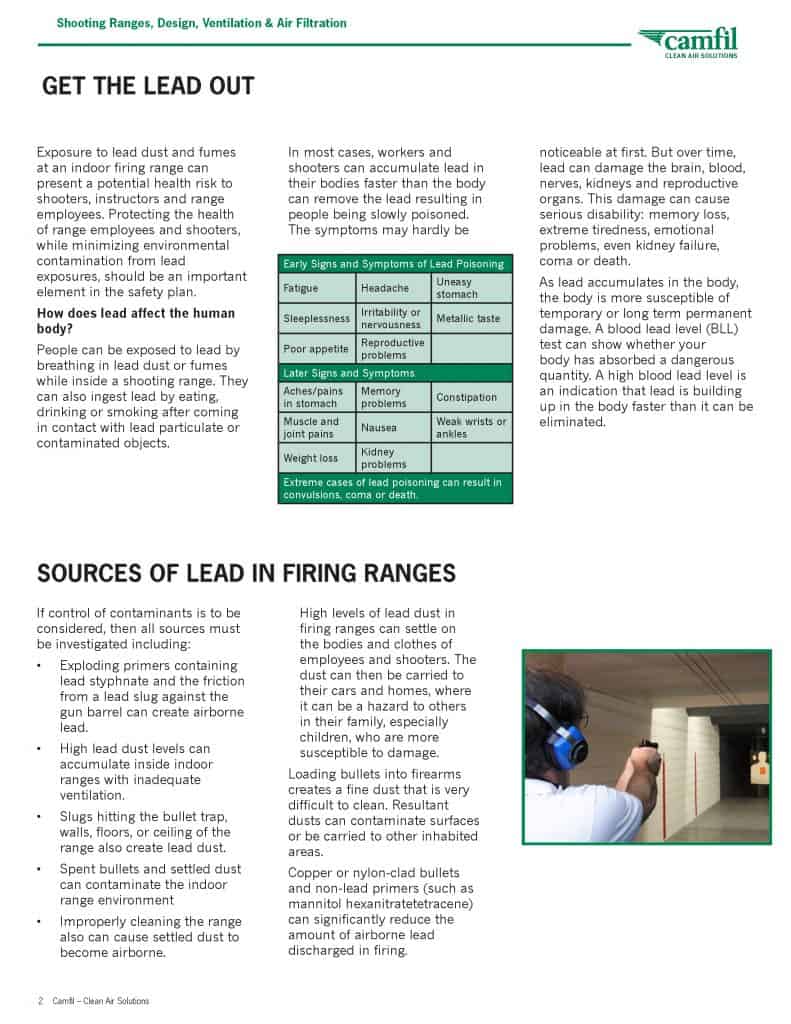 Camfil Firing Range Brochure Page 2
