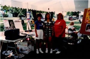 Mary representing her UPA with other volunteers at the 1st Annual ‘Garret Mau’ Children’s Safety Fair in the mid-1990’s