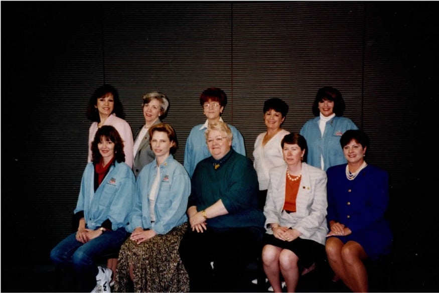 Mary with the original and first NRA Graduating Class of 1996 for the ‘First RTBAV’ Instructors in the Nation: Mary is the first & the longest serving RTBAV Instructor in MI to date!